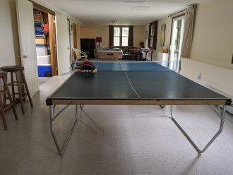 Lower-Level ping-pong table, bumper pool table, slider to patio,