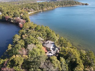 Home is Perfectly situated on Long Pond and Black Pond with two docks!