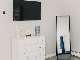 Smart TV in King bedroom