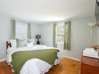 Queen Size bed on first floor