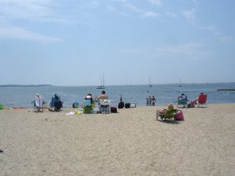 A Beach view to the left.