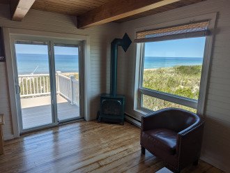 Renovated Family Room With Panoramic Ocean Views, HDTV, AC & Gas Fireplace