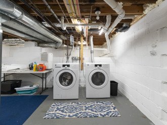 Full washer and dryer available for laundry needs