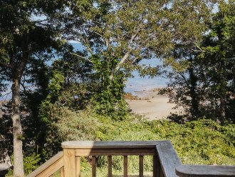 view from deck of living room